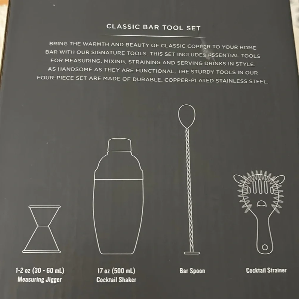 Williams Sonoma Classic Bar Tools Set